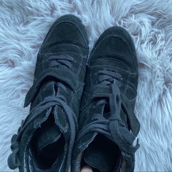 Ash Bowie Black Wedge Sneakers 40 - Picture 6 of 13